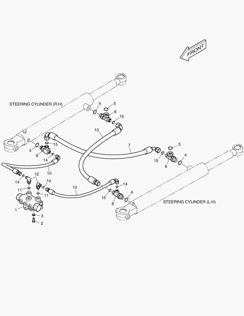 ПАТРУБКИ РУЛЕВОГО УПРАВЛЕНИЯ