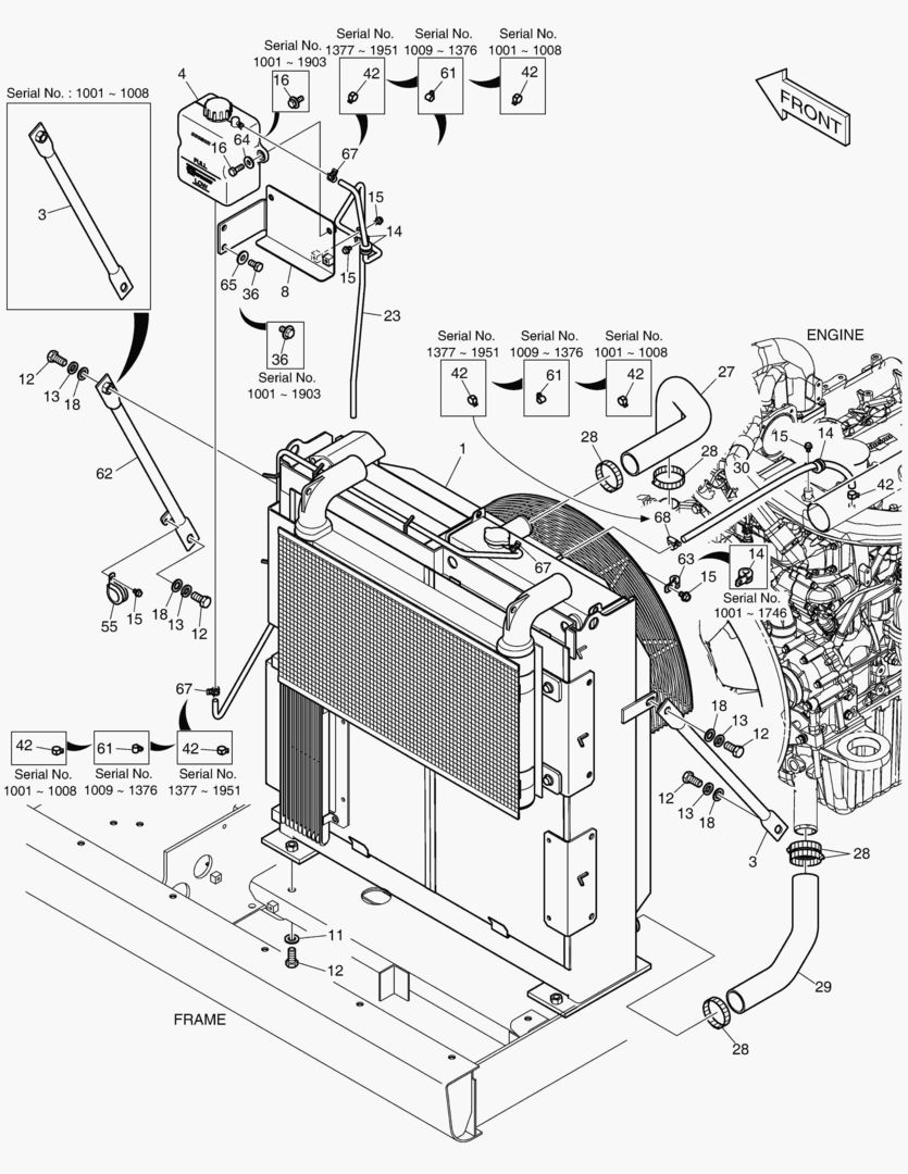 ОПОРТНЫЙ УЗЕЛ РАДИАТОРА
