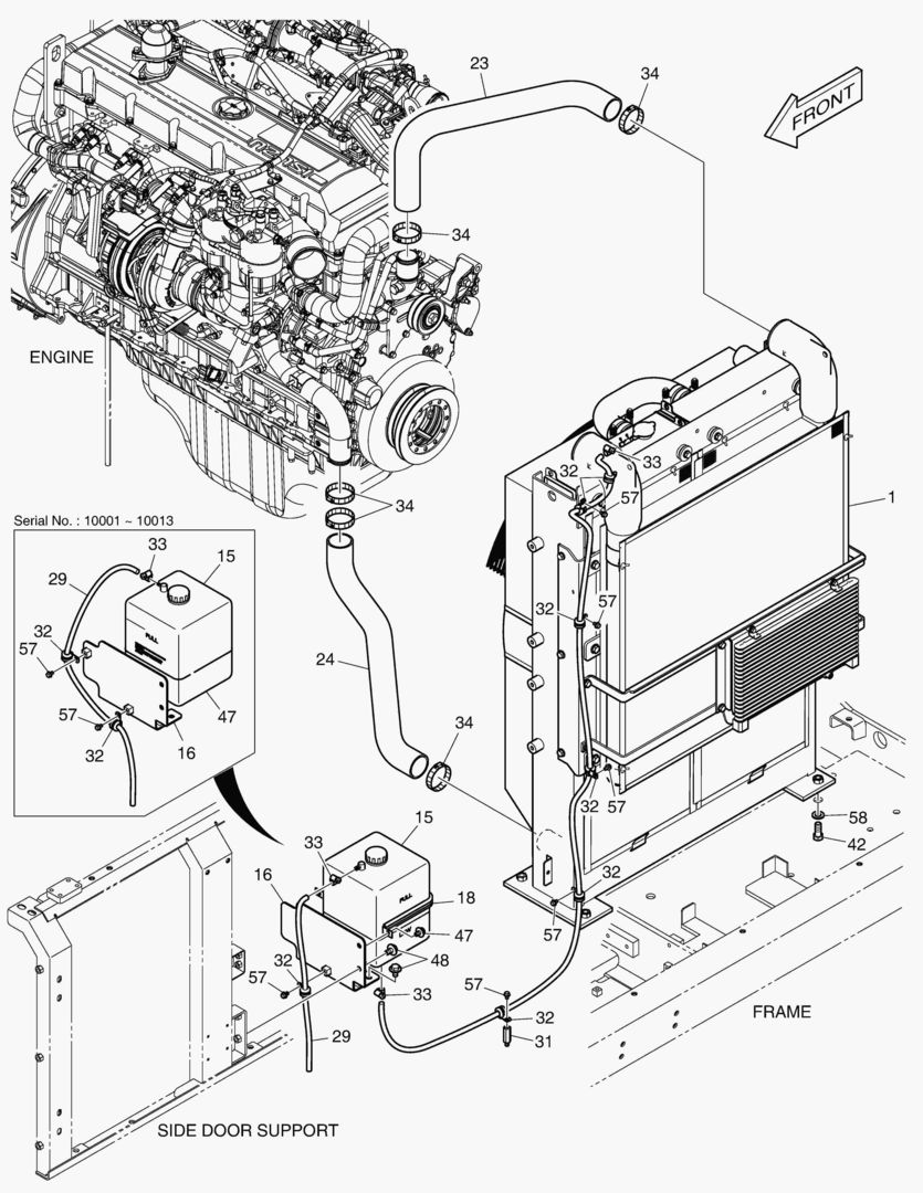 ОПОРТНЫЙ УЗЕЛ РАДИАТОРА