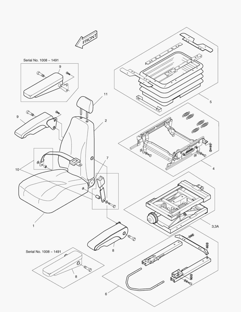 1556 SEAT-EXCEPT EUROPE & U.S.A [1008~]