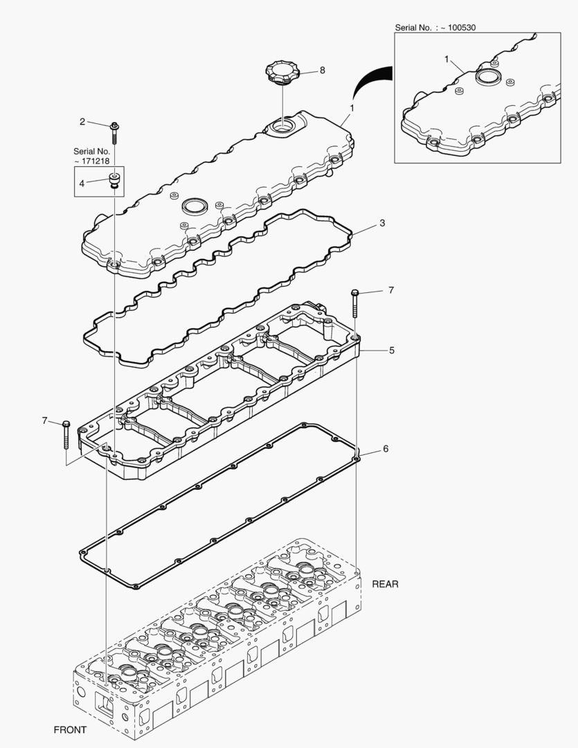 КРЫШКА ГОЛОВКИ ЦИЛИНДРА