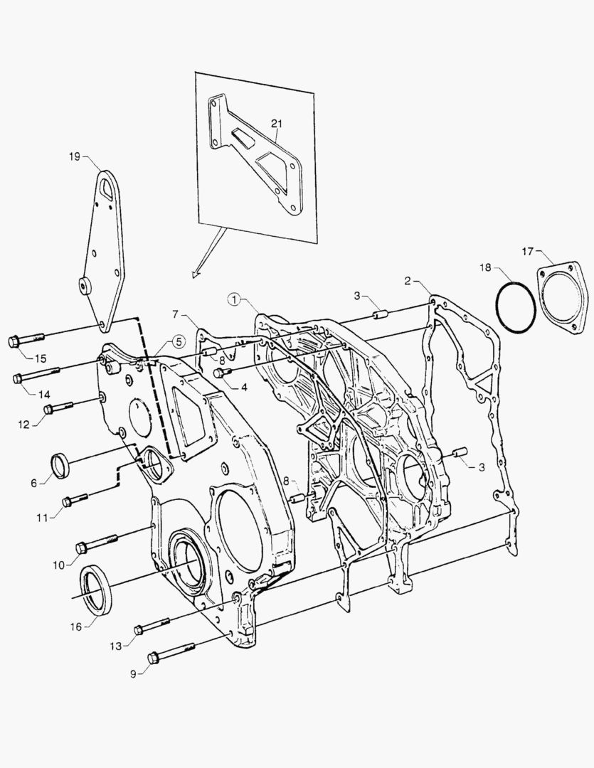 G010-12 TIMING GEAR HOUSING