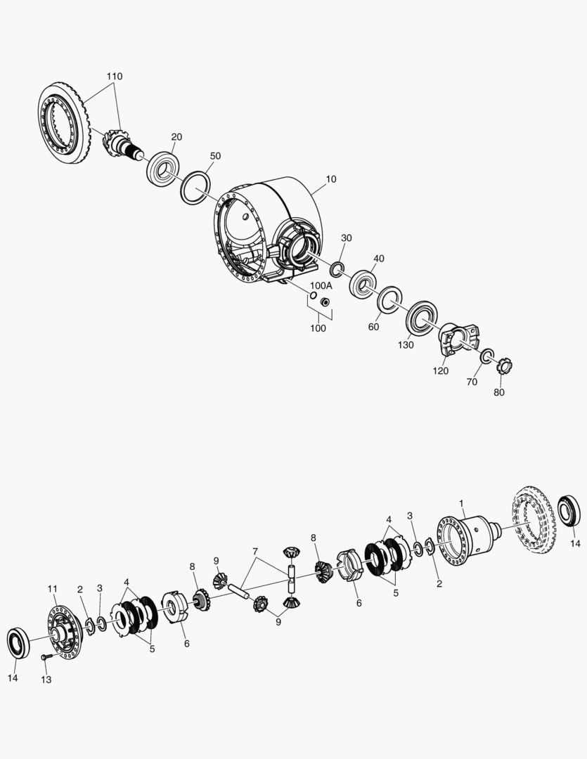 3311 DIFFERENTIAL CARRIER - FRONT AXLE [10140~]