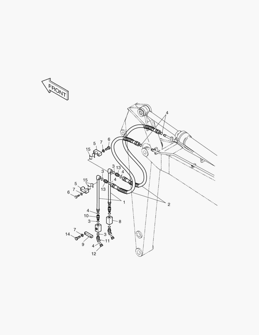 Спецтехника 6560 ARM PIPING-ARM 2.9m(ONE & TWO WAY) - главное фото