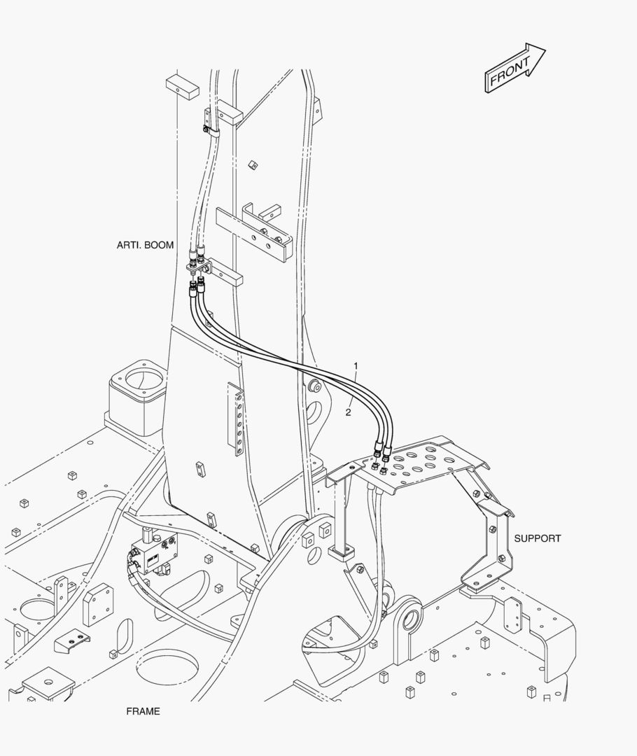 ГЛАВНАЯ МАГИСТРАЛЬ - БЫСТРОУСТАНАВЛИВАЕМЫЙ ФИКСАТОР(ШАРНИРНАЯ СТРЕЛА)