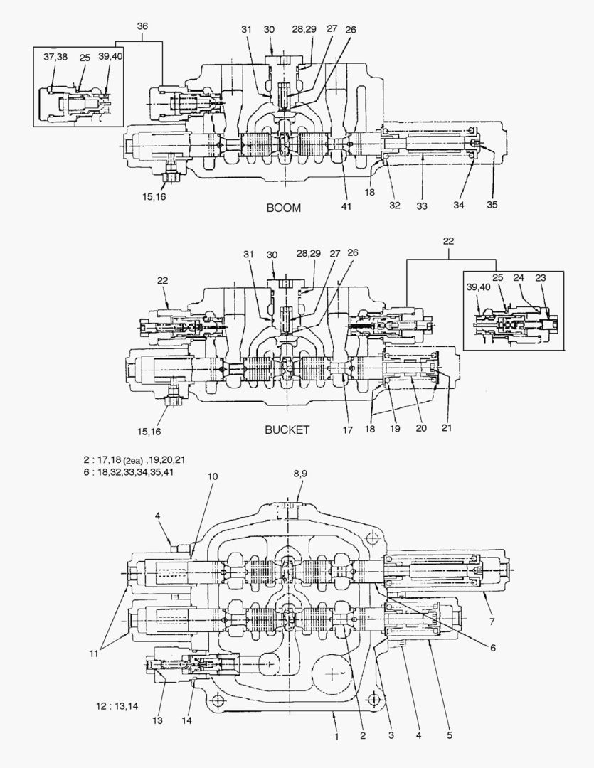 3510 CONTROL VALVE-2 SPOOL