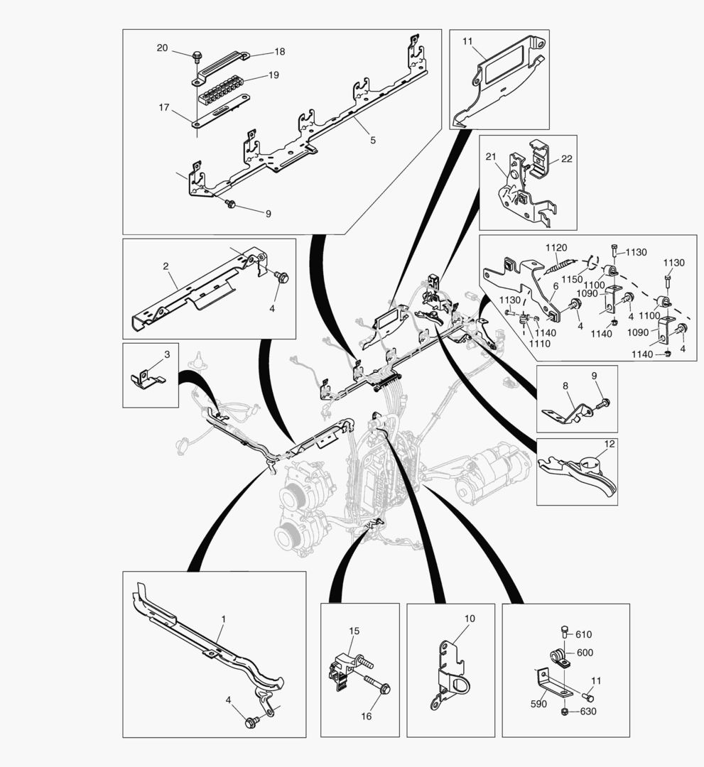 G011-400 CABLE ROUTEING