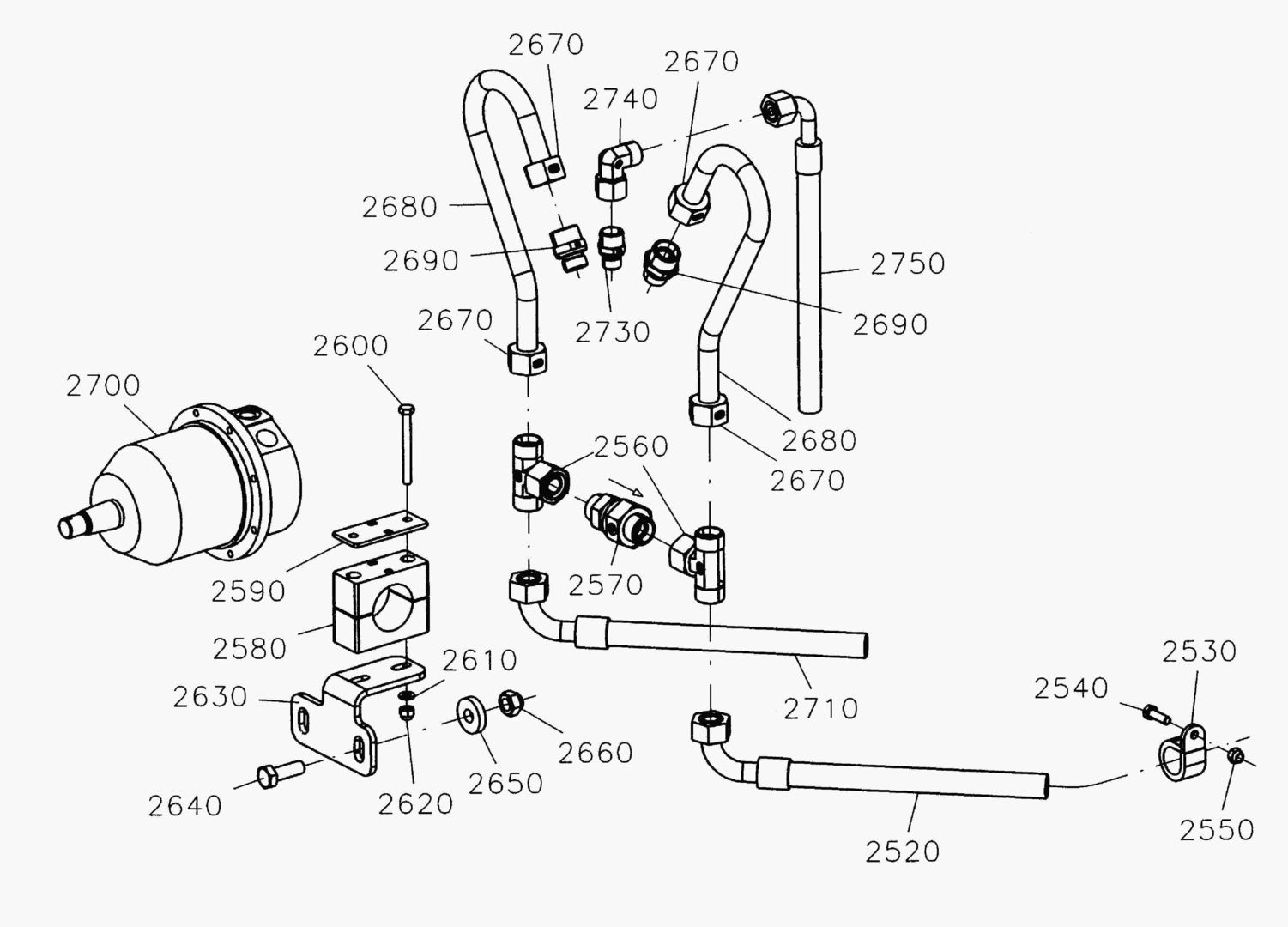 Схема G190-42 FAN DRIVE UNIT