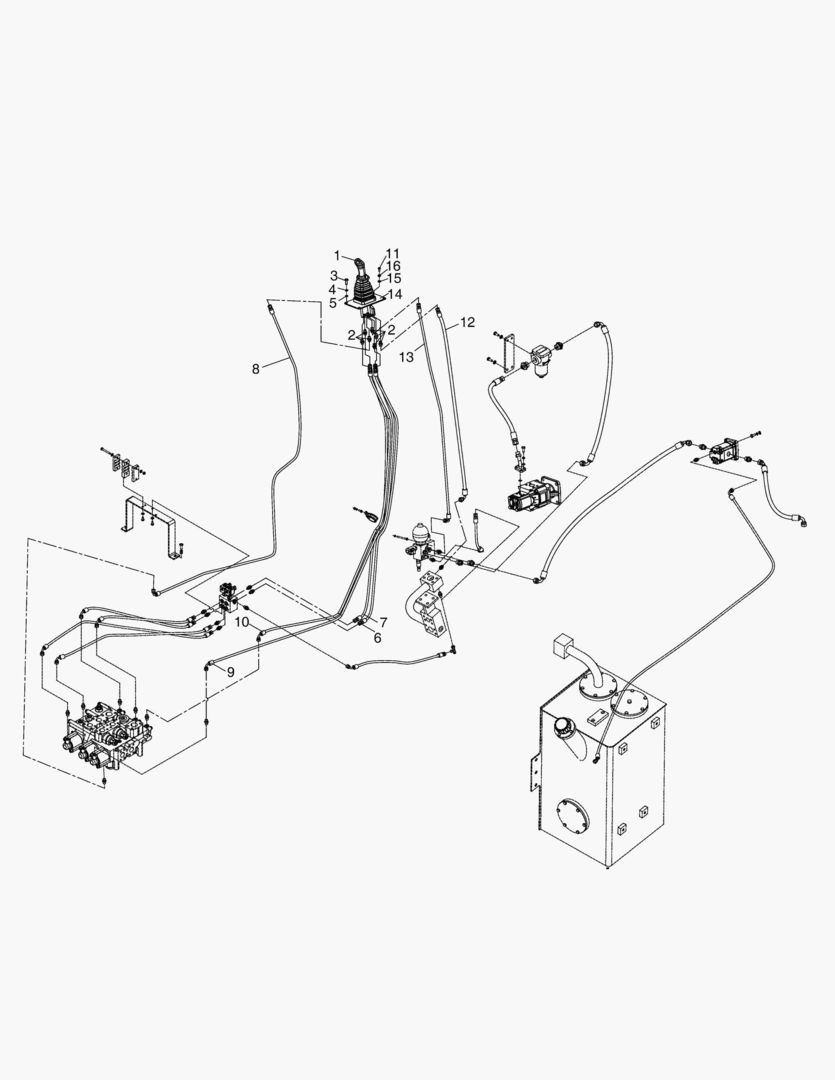 Спецтехника 5754 PILOT PIPING ASSY(1)-3SP-cabin - главное фото