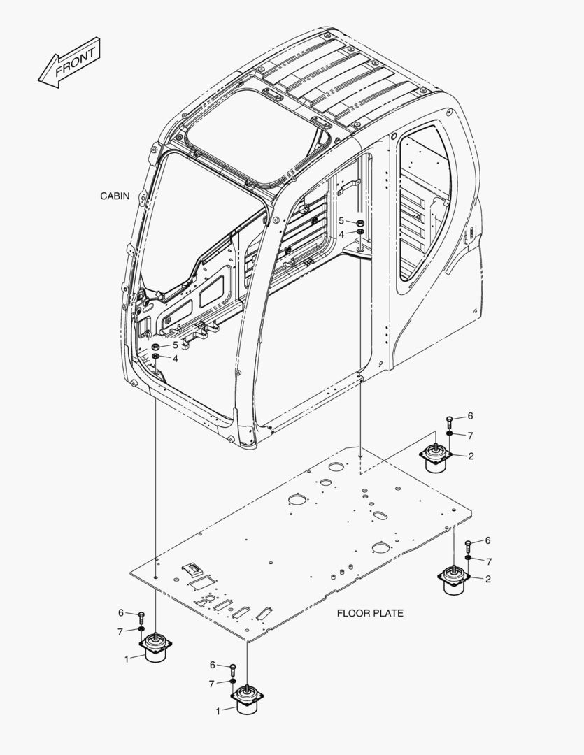 УСТАНОВКА КАБИНЫ