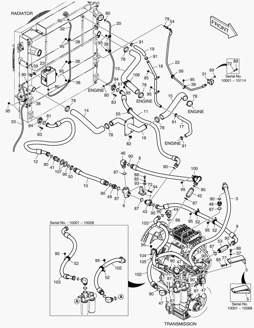 ТУБОПРОВОД МАСЛЯНОГО РАДИАТОРА (1)