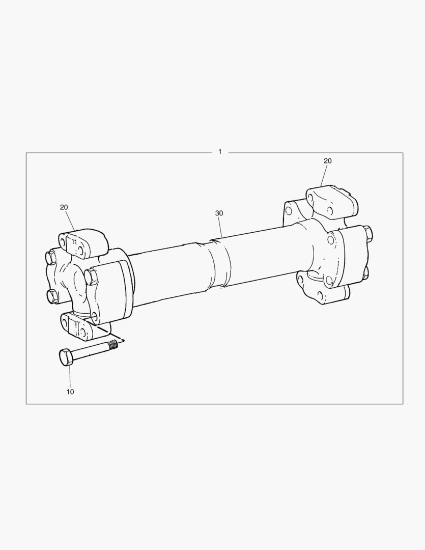 G250-8 CARDAN SHAFT FRONT WAGON