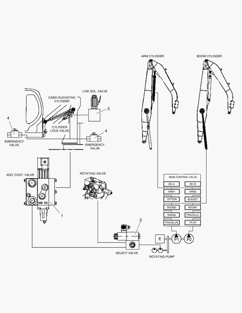 1130 HYDRAULIC PARTS