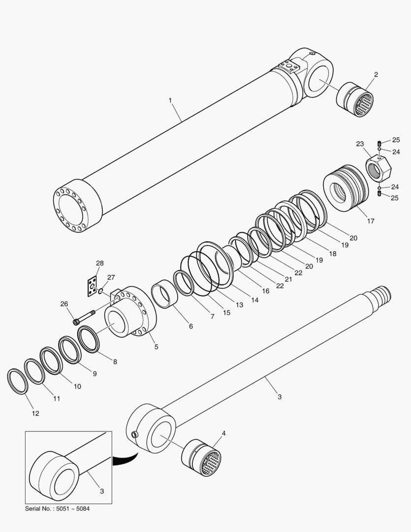 Спецтехника 4281 BUCKET CYLINDER [5051~] - главное фото