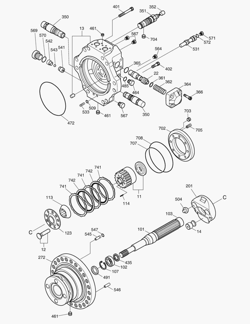 ХОДОВОЙ ГИДРОМОТОР