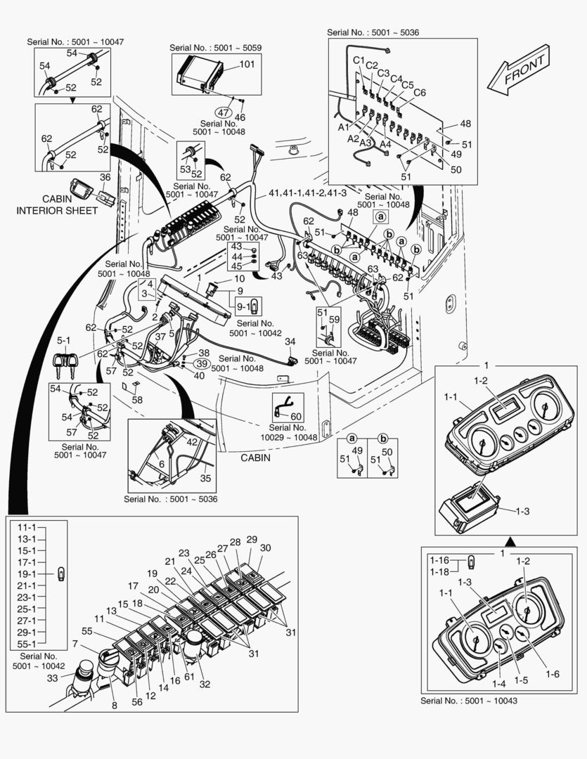 ЭЛЕКТРИЧЕСКИЕ ЗАПЧАСТИ - КАБИНА