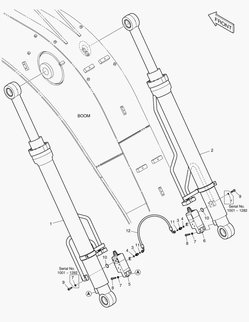 ГИДРОСИСТЕМА СТРЕЛЫ-ГИДРОЗАМОК