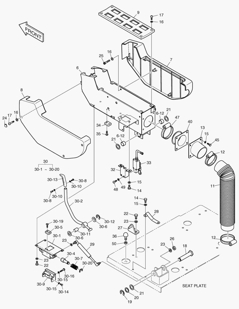 ПУЛЬТ УПРАВЛЕНИЯ-ЛЕВОСТОРОННИЙ
