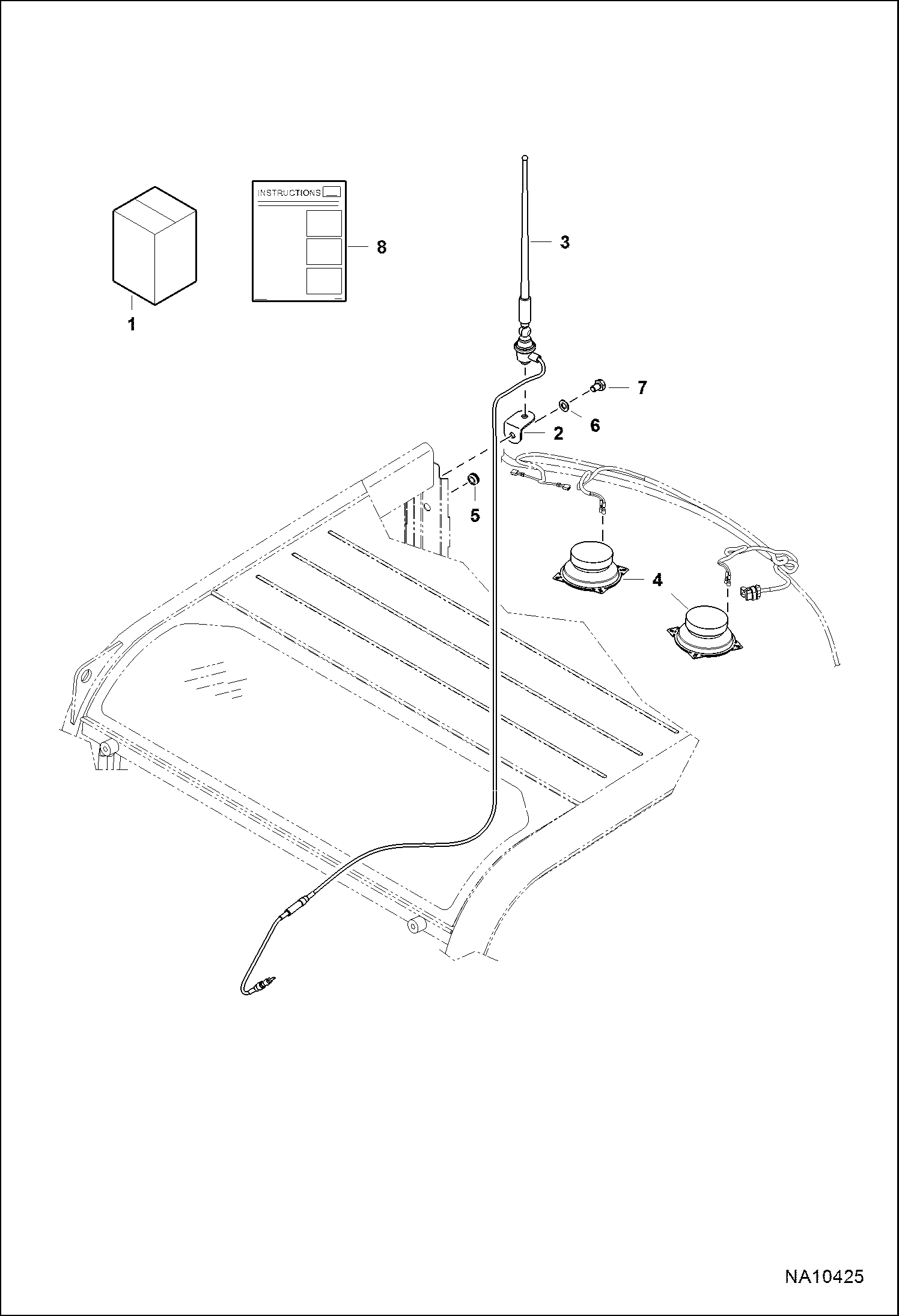 ДИНАМИКИ И РЕМКОМПЛЕКТ АНТЕННЫ