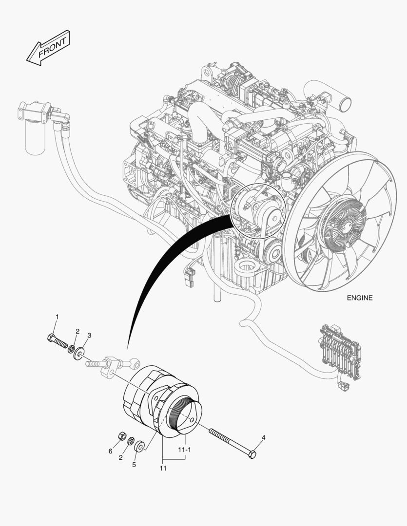 УСТАНОВКА ГЕНЕРАТОРА ПЕРЕМЕННОГО ТОКА