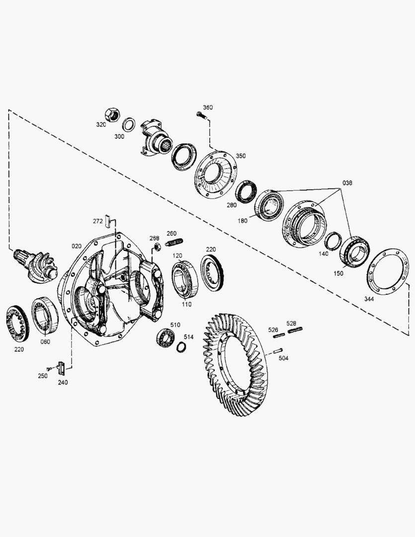 G039-7 DIFFERENTIAL; FRONT [410273~]