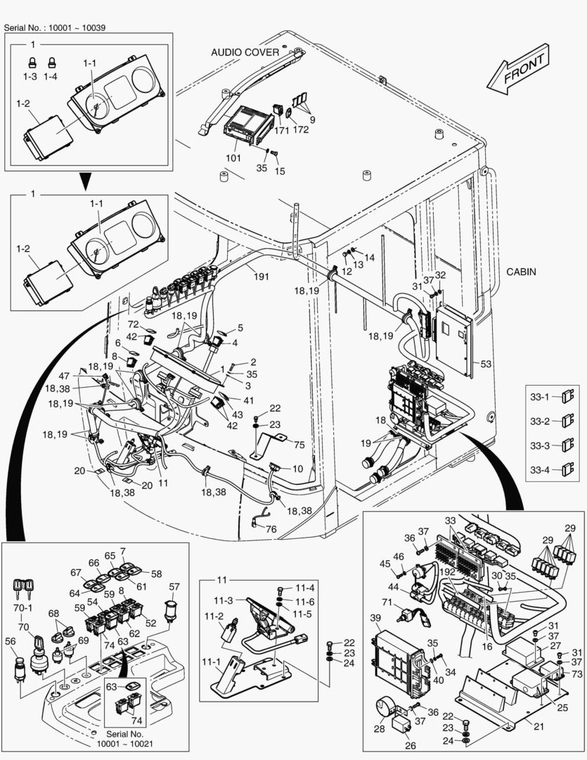 ЭЛЕКТРИЧЕСКИЕ ЗАПЧАСТИ - КАБИНА