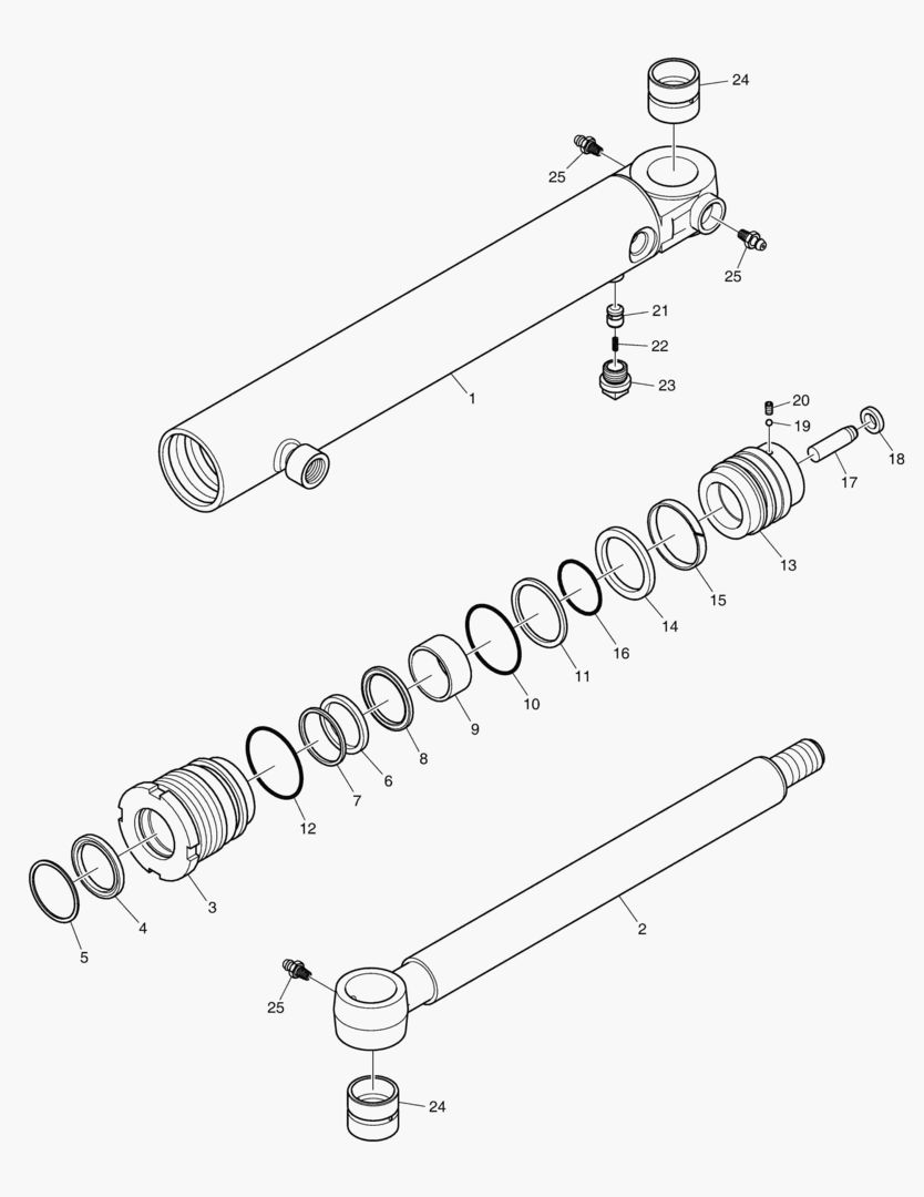 Спецтехника 3561 STEERING CYLINDER [10083~] - главное фото