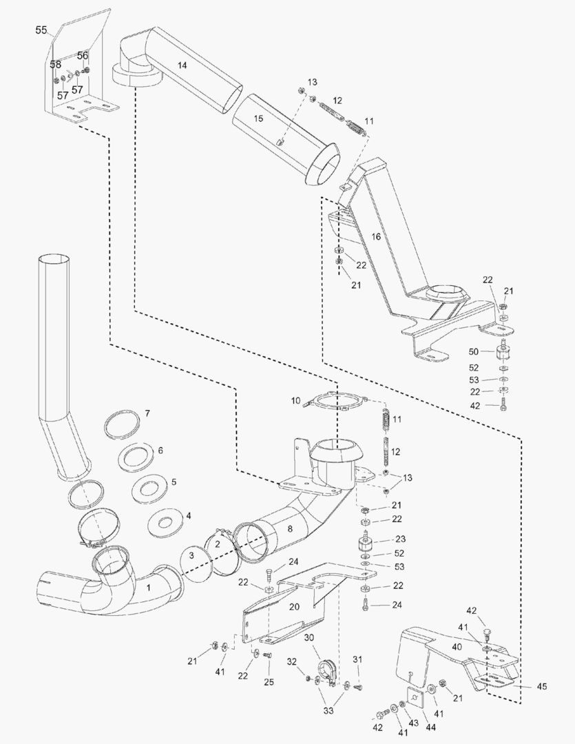 G097-3 EXHAUST HEATING FOR DUMP BODY