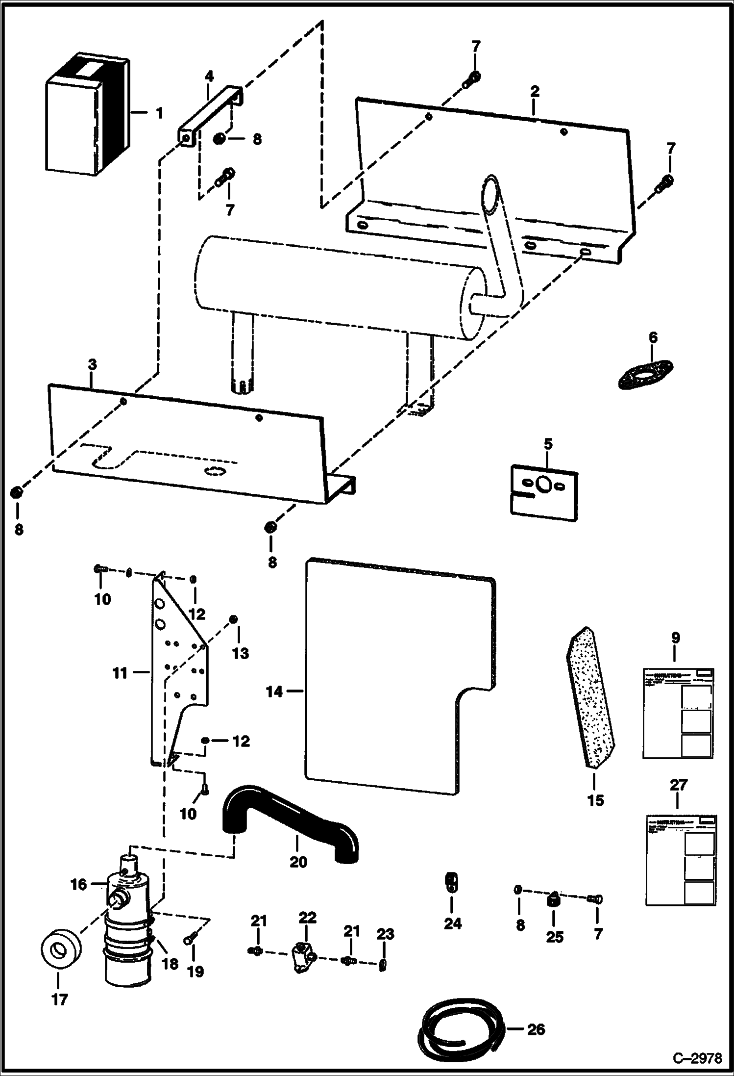ПАРОВАЯ ПРОБКА И КОМПЛЕКТ ТЕПЛОИЗОЛИРУЮЩИХ ЭКРАНОВ