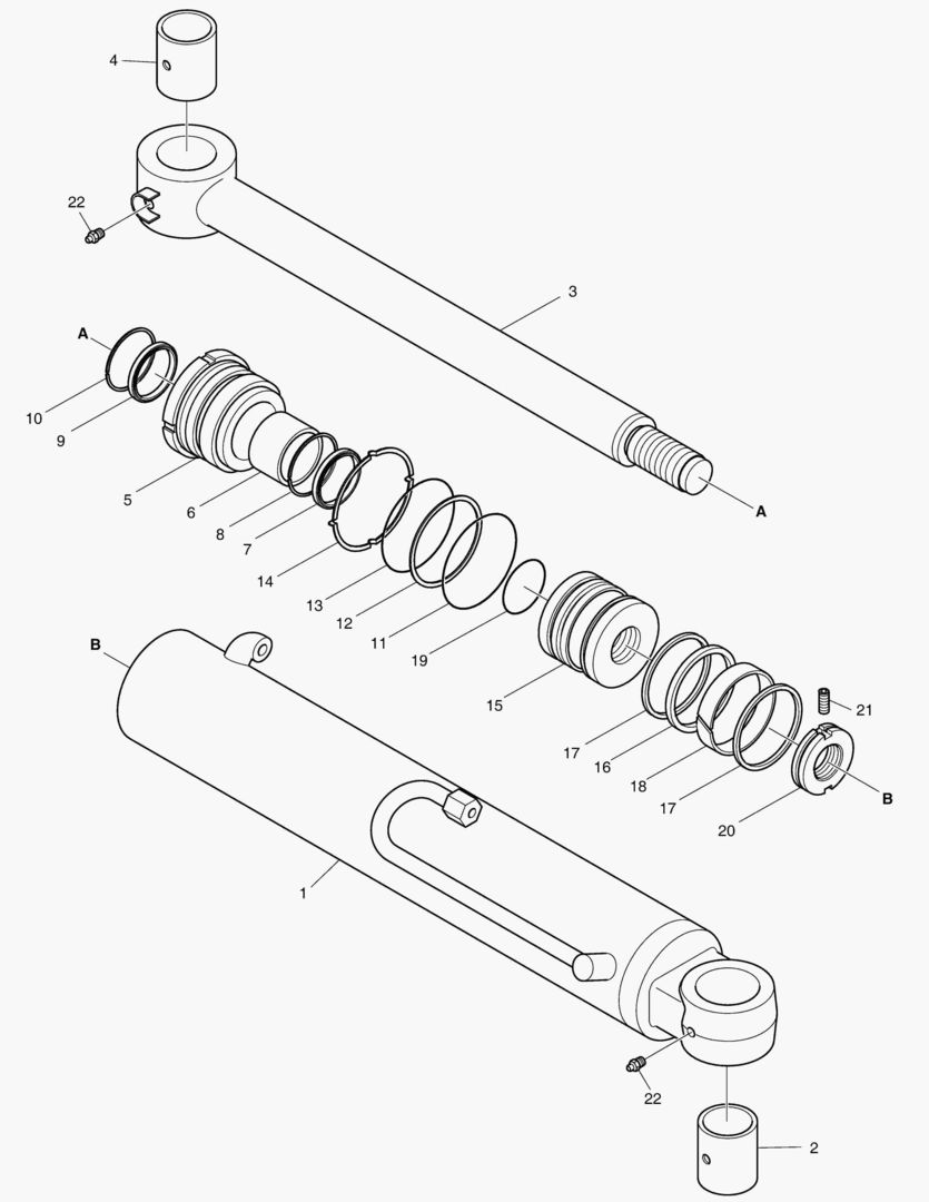 ЦИЛИНДР ПОВОРОТА СТРЕЛЫ