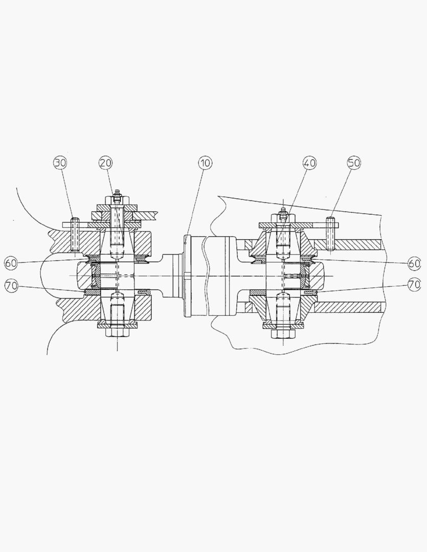 G400-2 STEERING CYLINDER MOUNTING