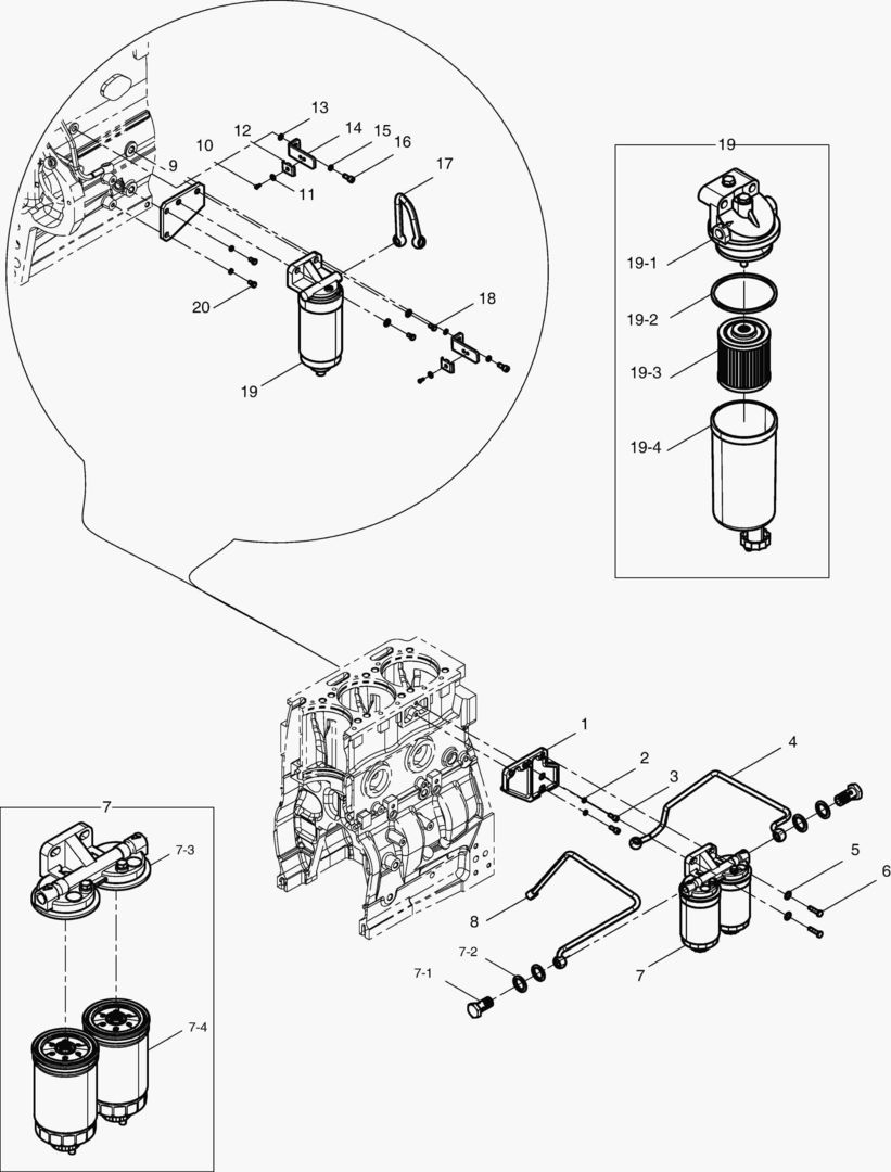 ТОПЛИВНЫЙ ФИЛЬТР В СБОРЕ