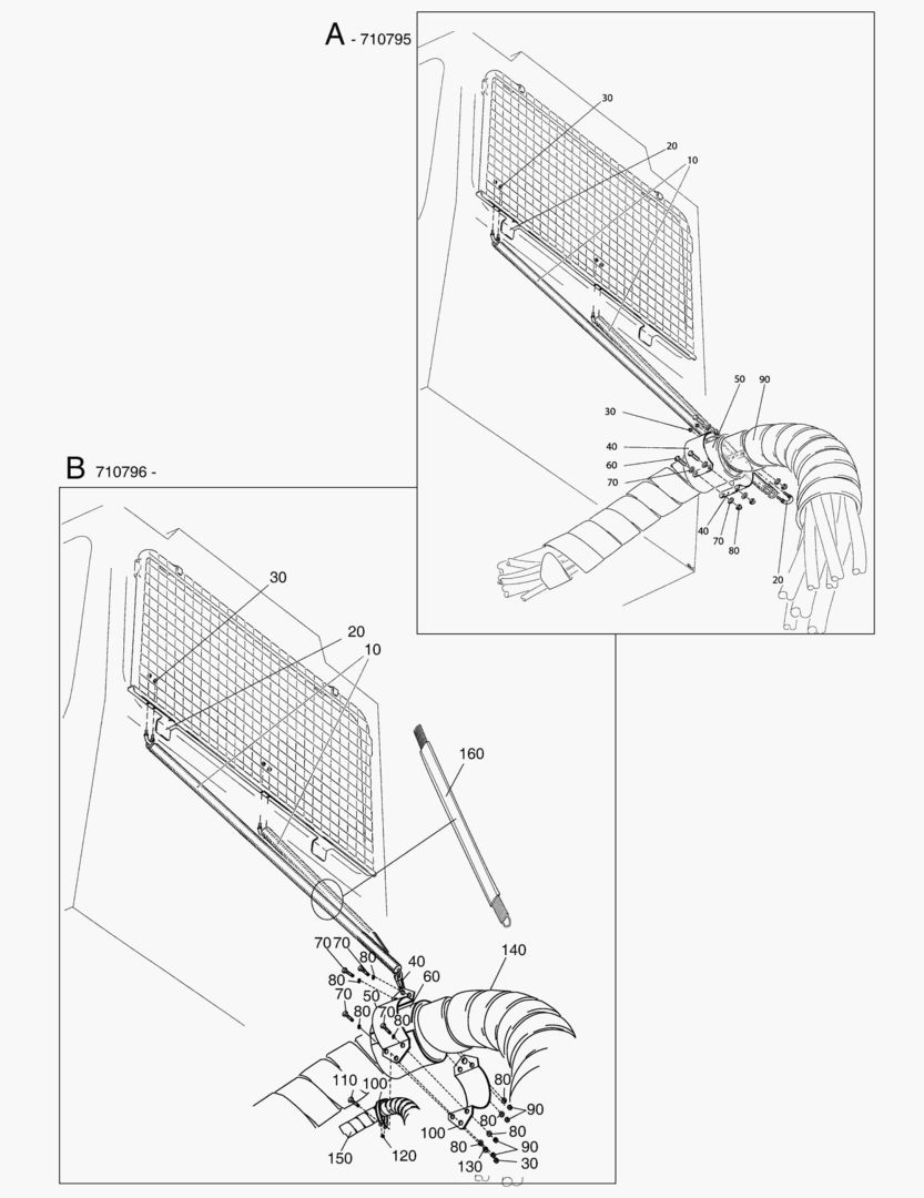 G310-8 HOSE HOLDER