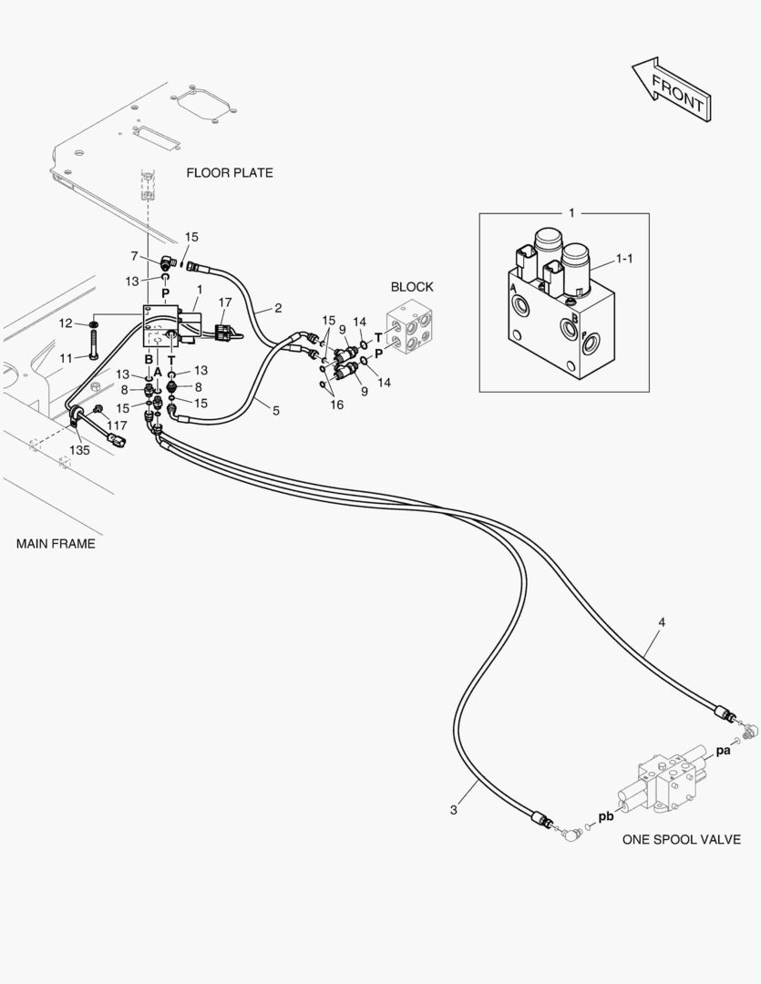 ТРУБОПРОВОД СЕРВОУПРАВЛЕНИЯ - ВРАЩАЮЩИЙСЯ