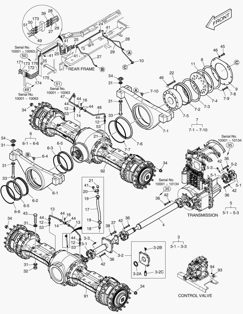1190 AXLE & DRIVE SHAFT