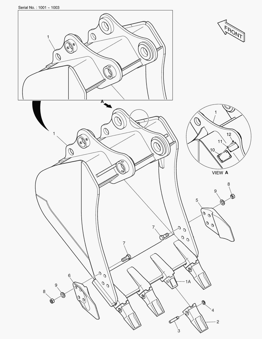 3130 BUCKET - 0.70гЋҐ