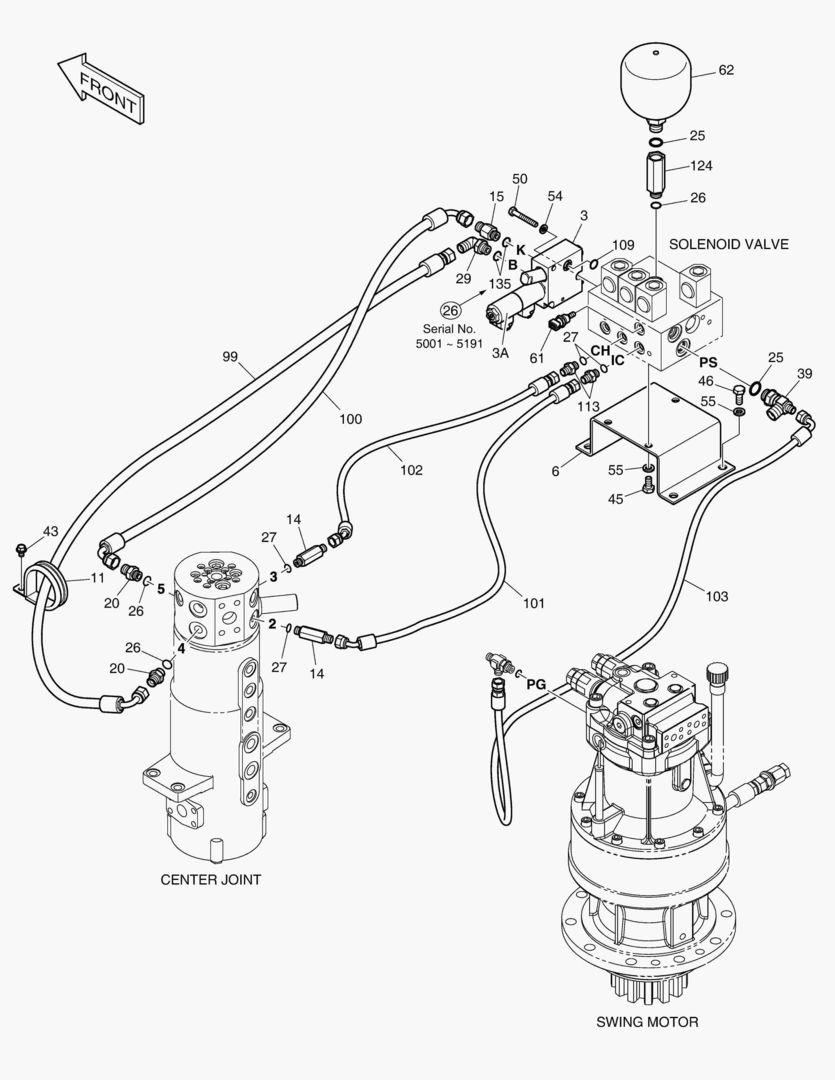 ТРУБОПРОВОД СЕРВОУПРАВЛЕНИЯ(5)
