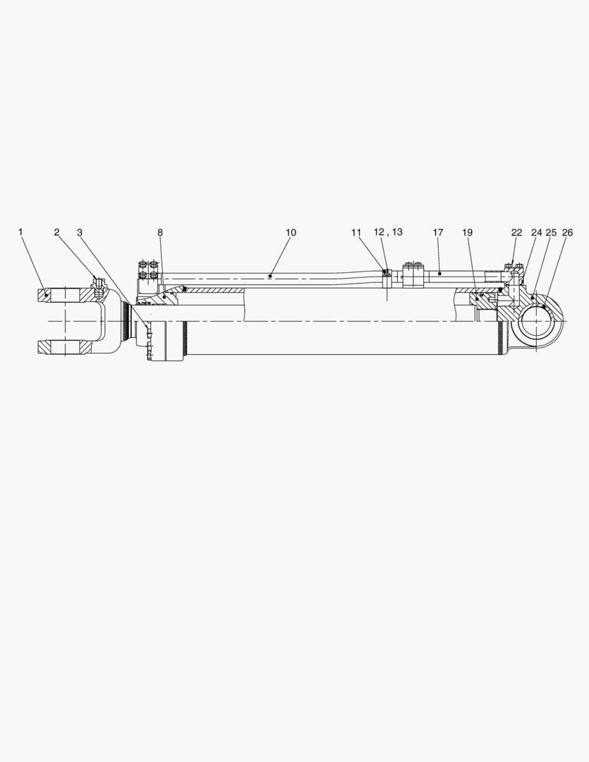 3325 BOOM CYLINDERпј€RIGHT&DY)