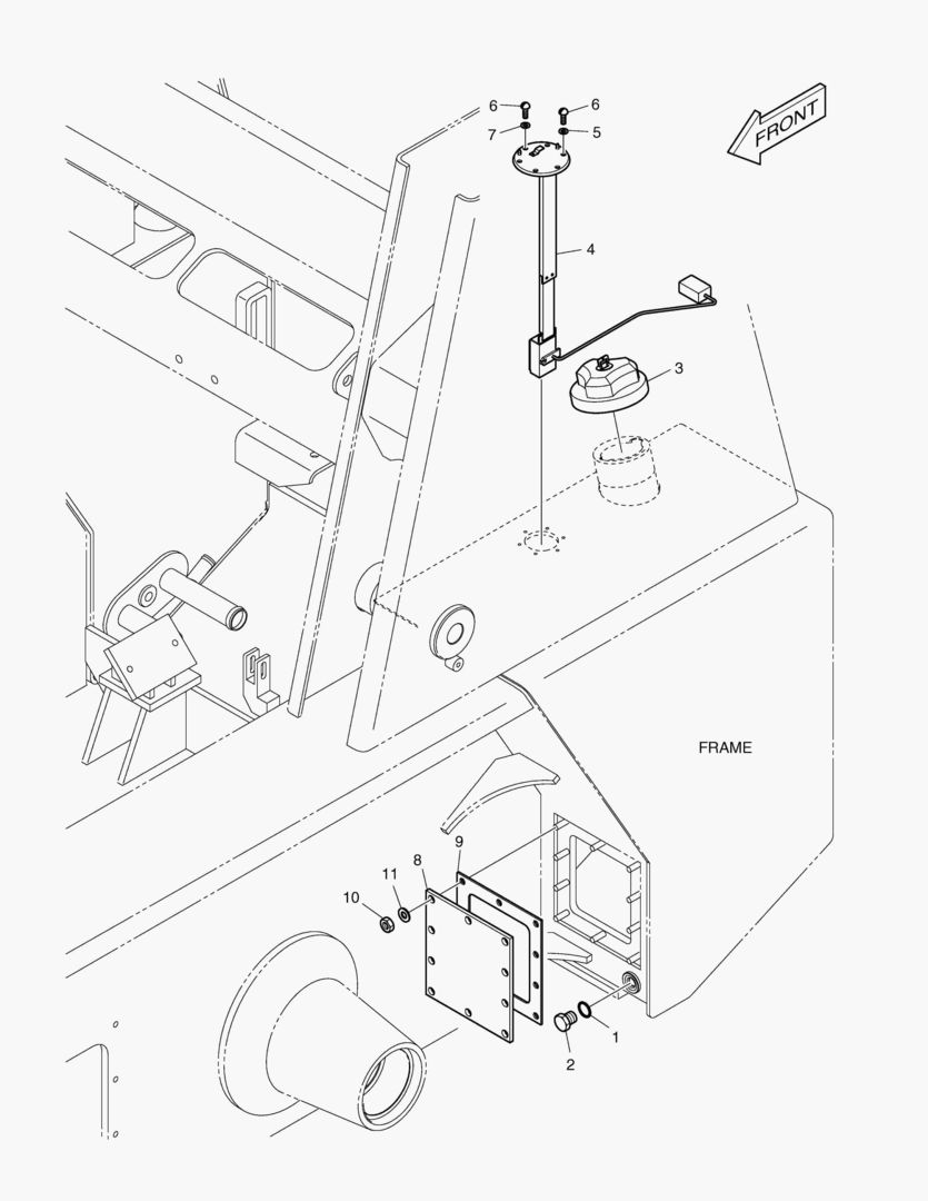 Спецтехника 1340 FUEL TANK