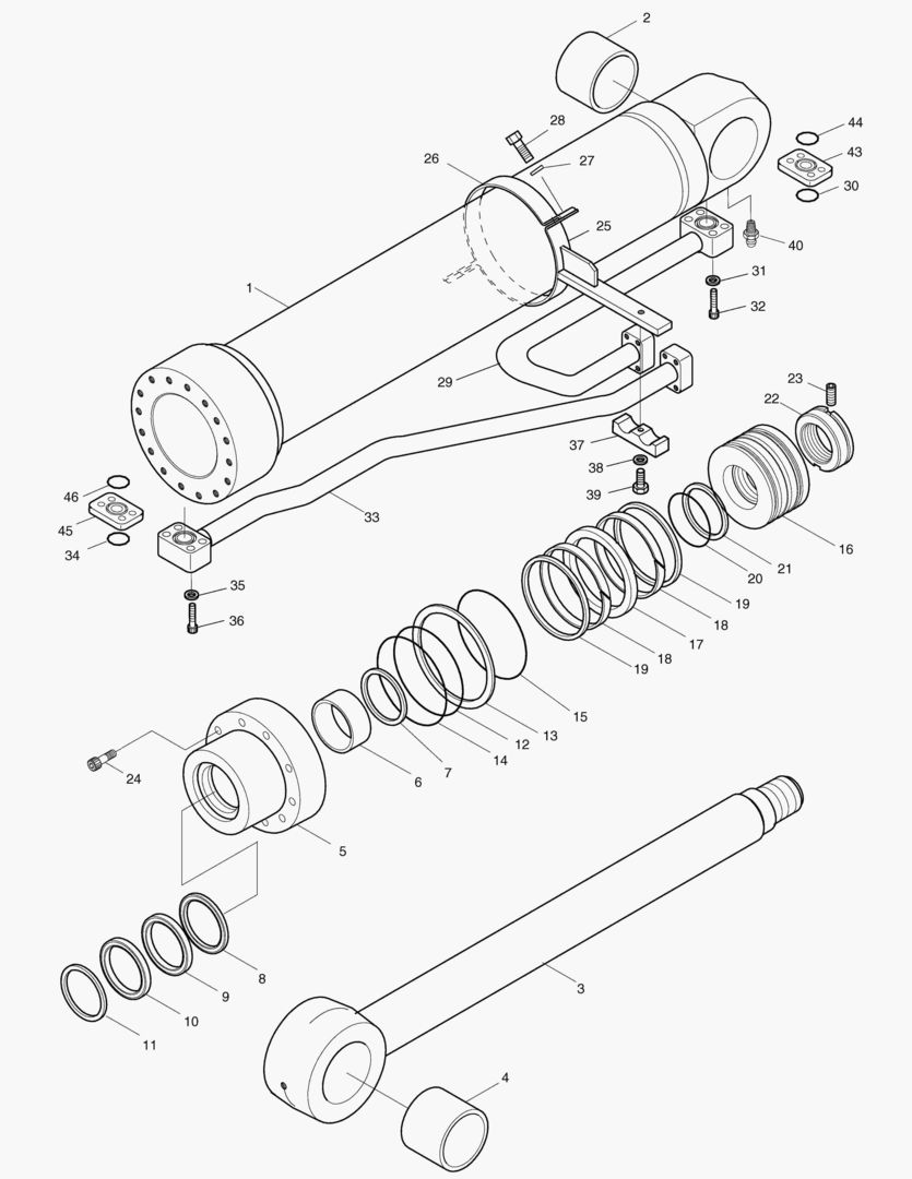 4220 BOOM CYLINDER-R.H. [1001~1010]