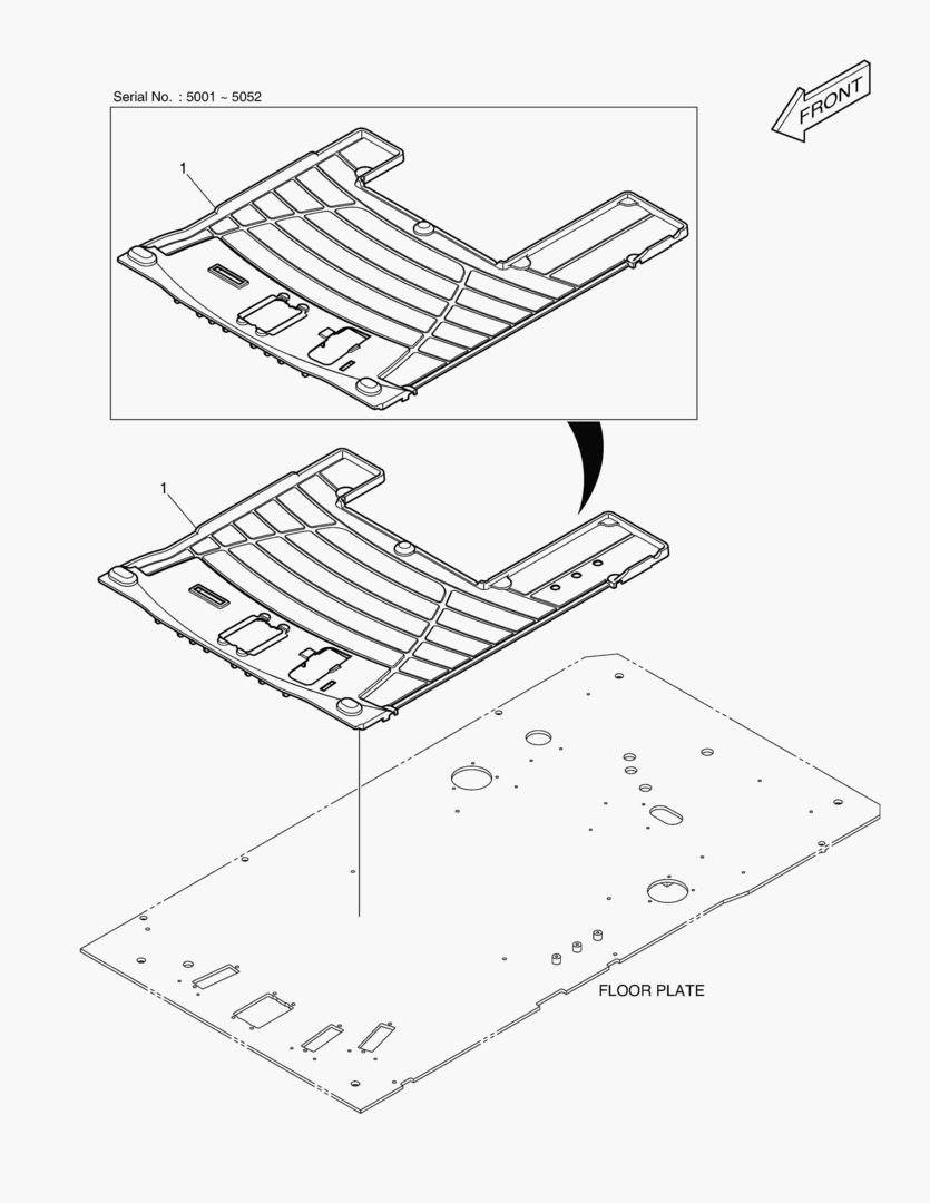7050 FLOOR MAT - TWO WAY [5001~5093]