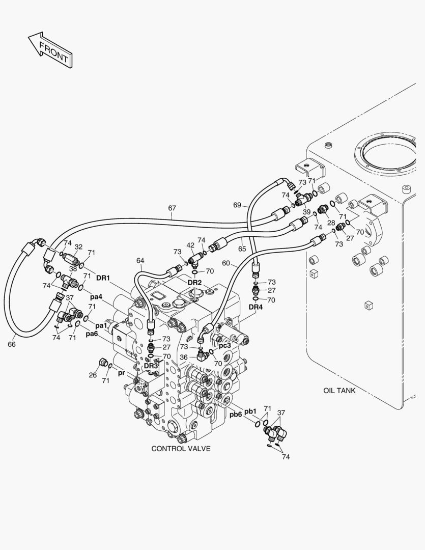 ТРУБОПРОВОД СЕРВОУПРАВЛЕНИЯ(5)