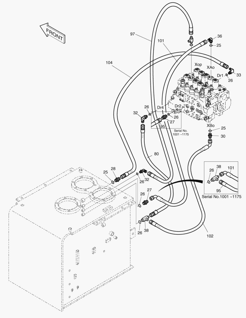 ТРУБОПРОВОД СЕРВОУПРАВЛЕНИЯ(8)