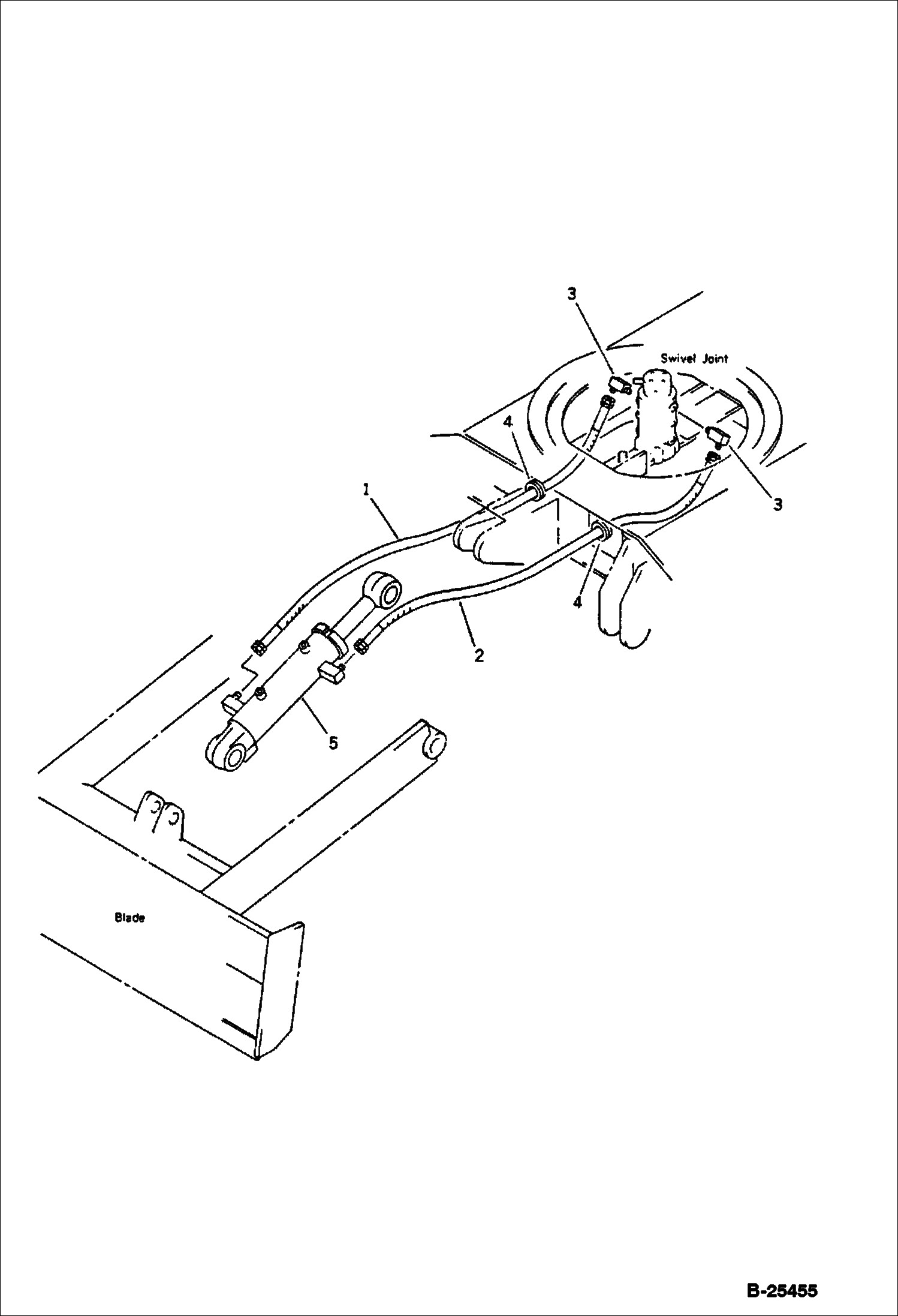 ТРУБОПРОВОД ГИДРАВЛИЧЕСКОЙ СИСТЕМЫ ( ТРУБОПРОВОД ЦИЛИНДРОВ ОТВАЛА )