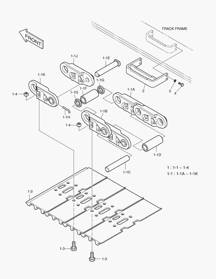 БАШМАК ГУСЕНИЦЫ-850G