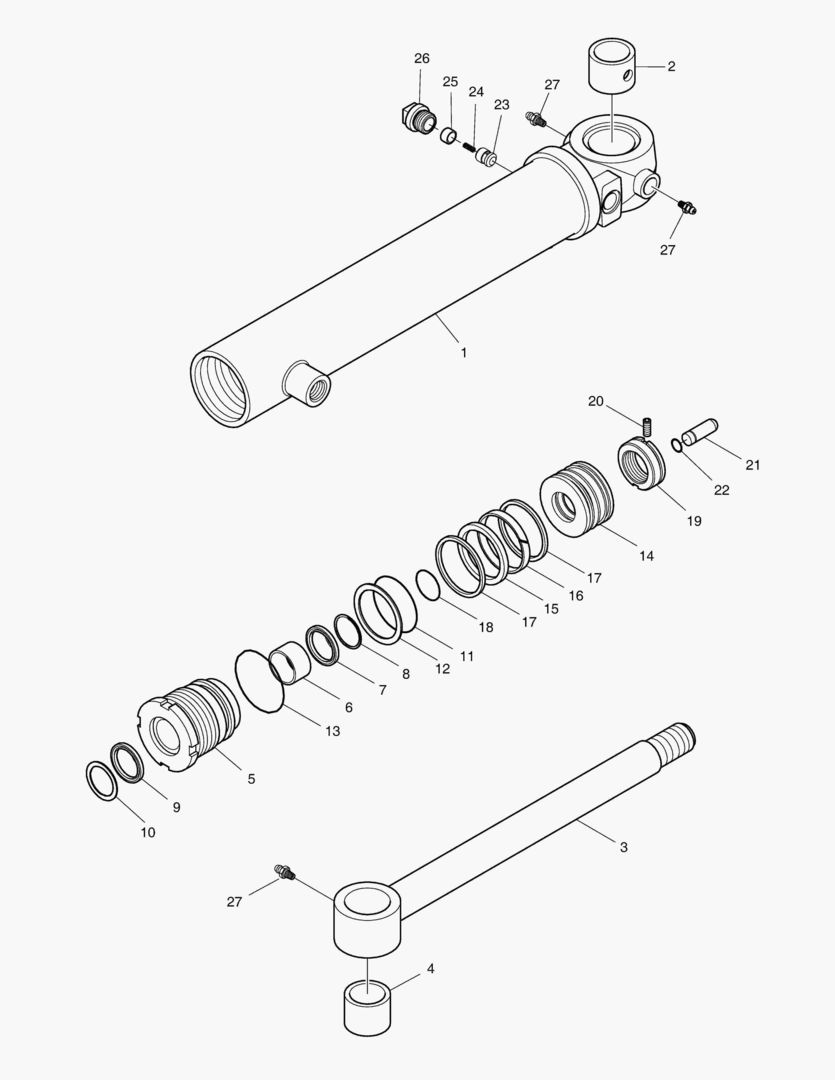 3691 STEERING CYLINDER [10176~]