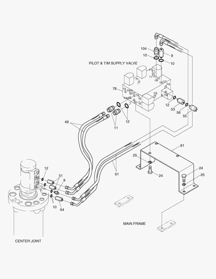 ТРУБОПРОВОД СЕРВОУПРАВЛЕНИЯ(11)