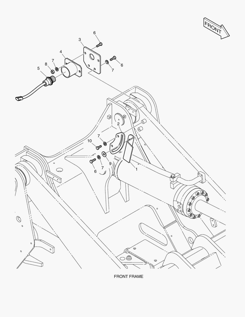 УДАРНАЯ РУКОЯТЬ ПОДЪЕМА В СБОРЕ