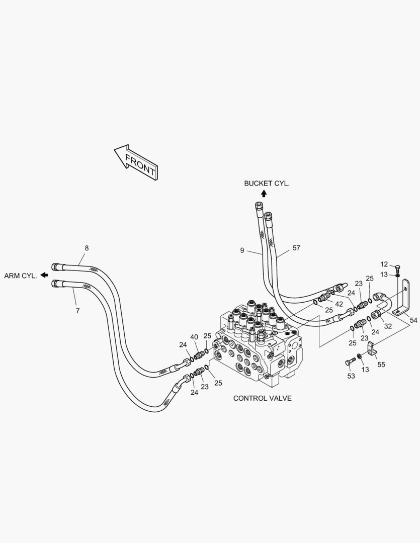 ГЛАВНАЯ МАГИСТРАЛЬ(5)-РУКОЯТЬ . КОВШ