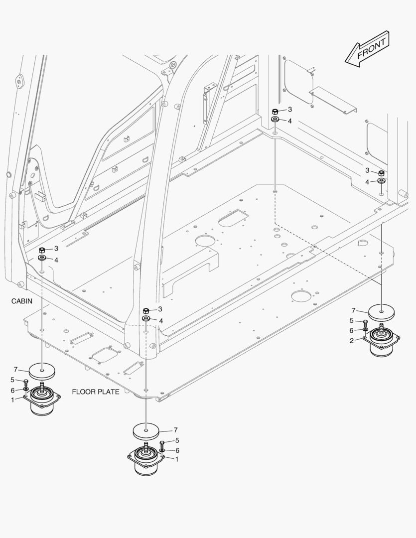 УСТАНОВКА КАБИНЫ